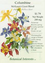 Columbine McKanas Giant Blend Seeds